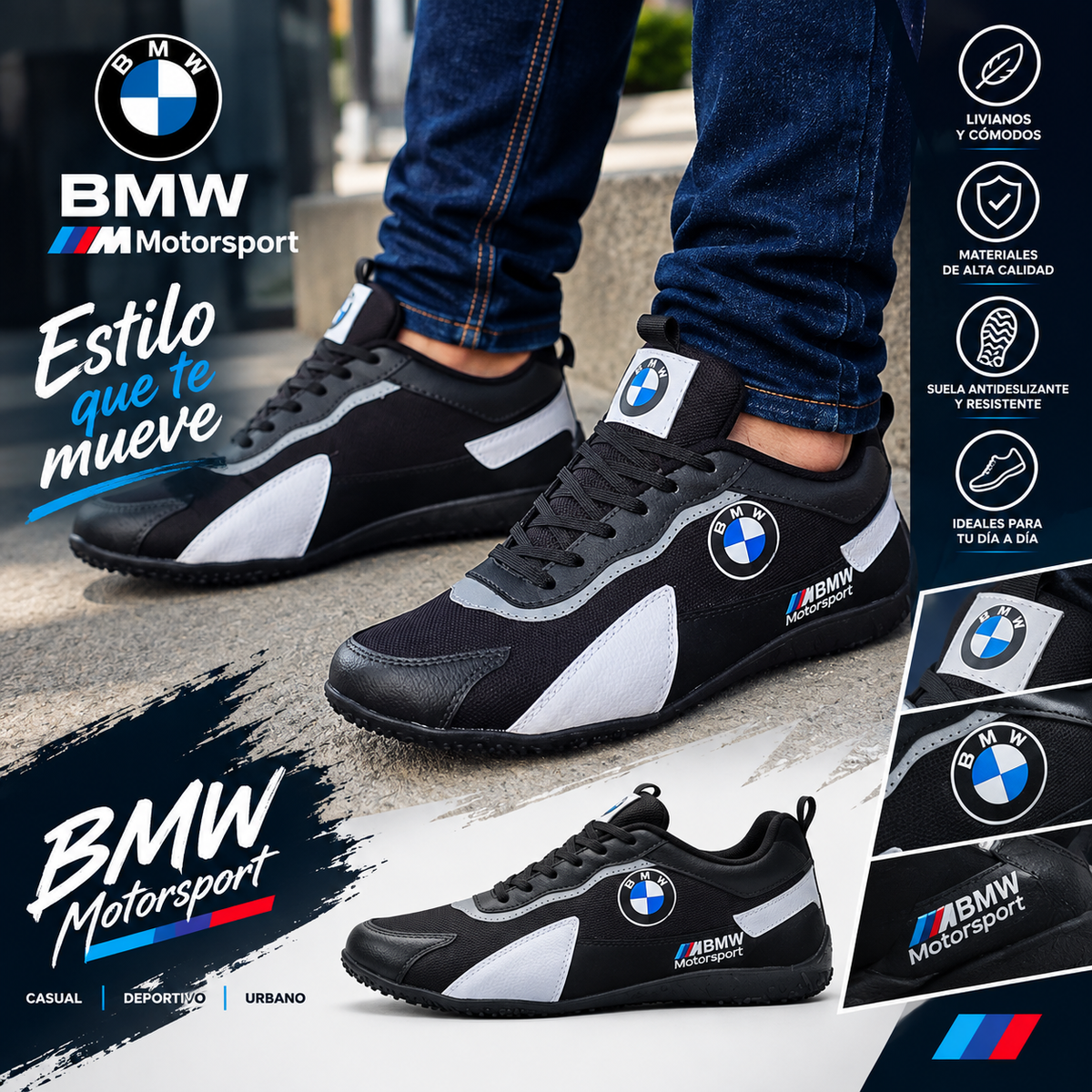 F1 BMW + 3 PARES DE MEDIAS GRATIS