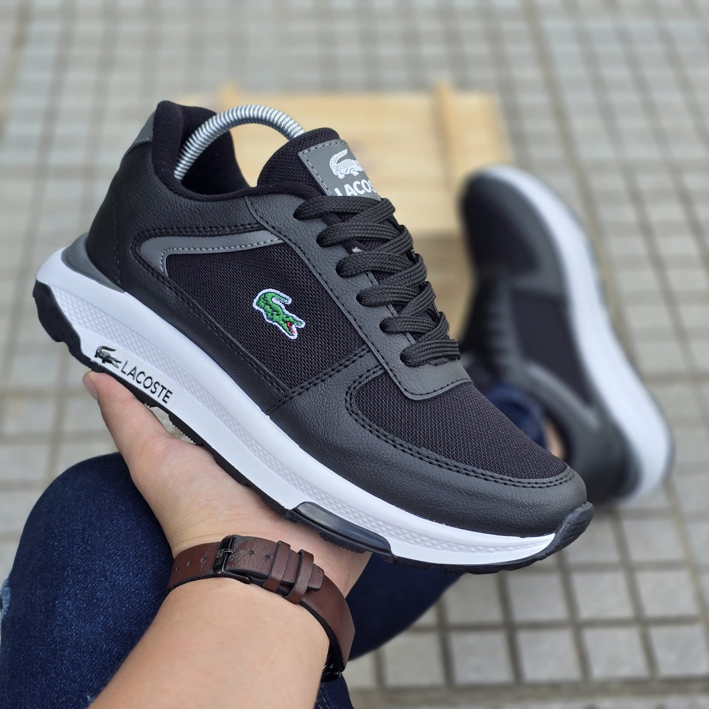 Men's Club-Low Leather Sneakers